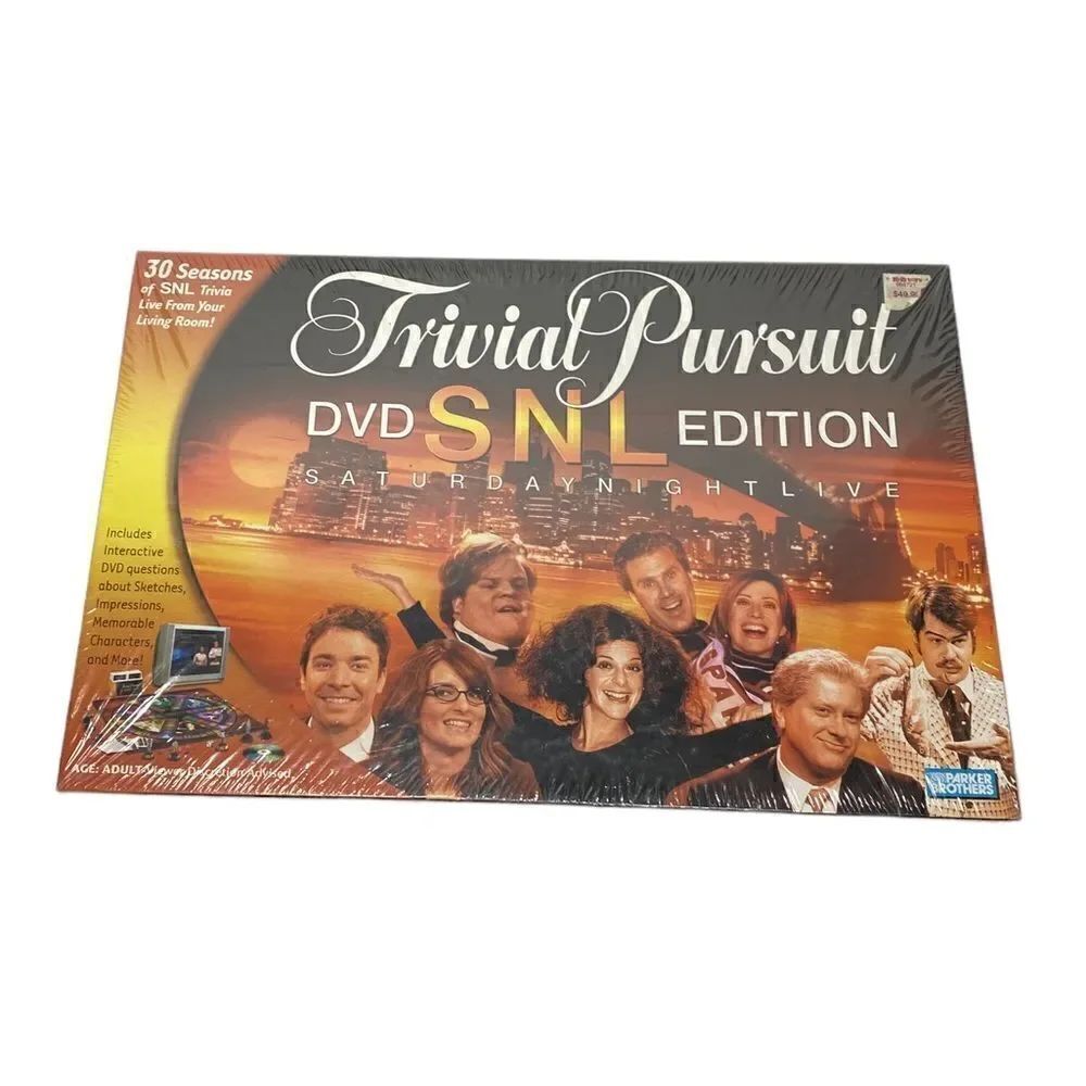 New Sealed Trivial Pursuit Board Game Saturday Night Live SNL DVD Edition